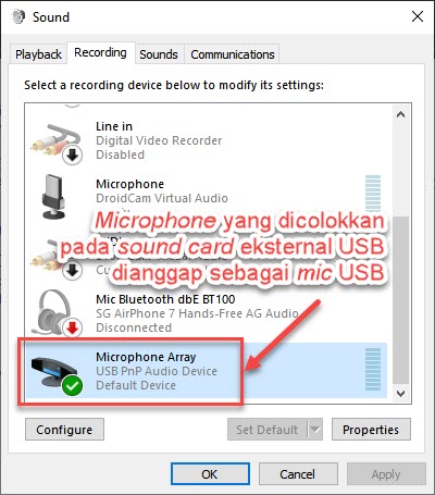 what is usb pnp audio device